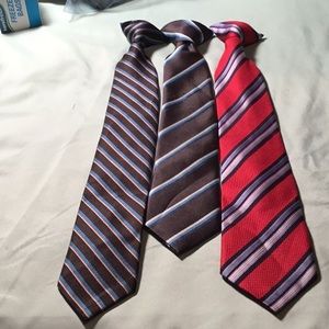 SALE  3 CLIP ON TIES FOR YOUNG MEN (SALE)